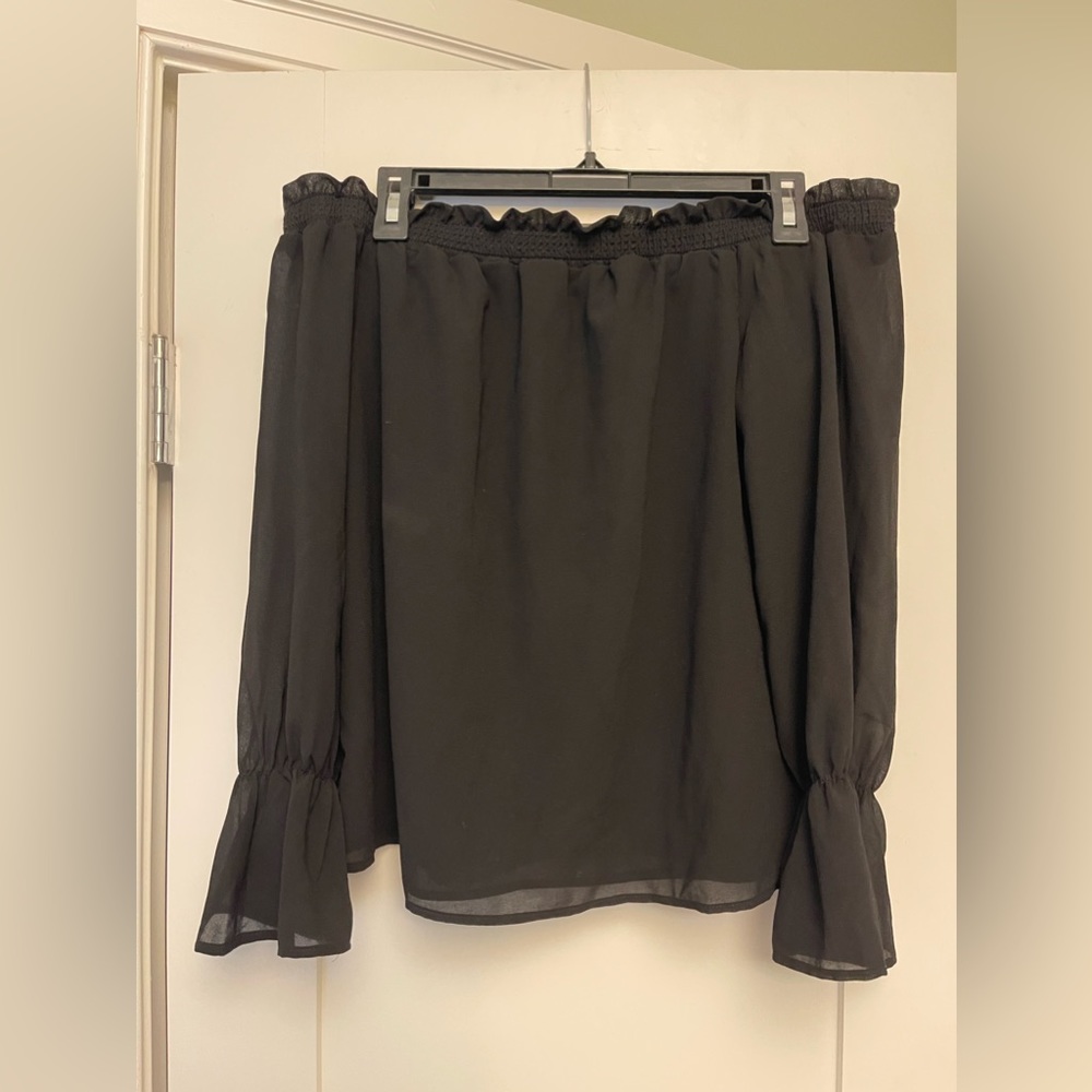 WAYF off the shoulder long sleeve